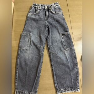 Zara kids cargo jeans, size 7/8